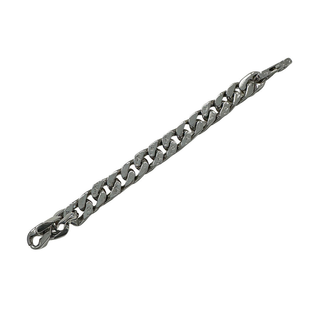 LOUIS VUITTON ルイ・ヴィトン ブラスレ LVチェーンリンクス ブレスレット メタル シルバー メンズ M69989 【中古】