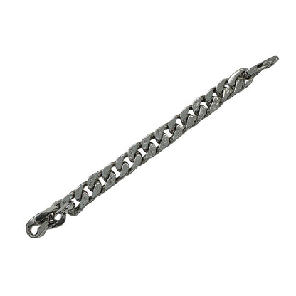 LOUIS VUITTON ルイ・ヴィトン ブラスレ LVチェーンリンクス ブレスレット メタル シルバー メンズ M69989 【中古】
