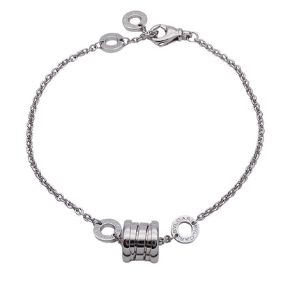 BVLGARI ブルガリ B-zero1 ビーゼロワン エレメント ブレスレット 750WG レディース 磨き済み【中古】