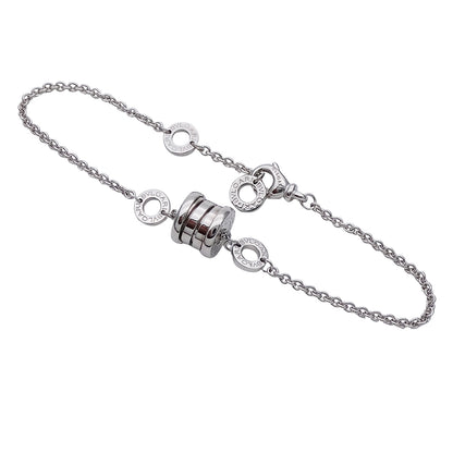 BVLGARI ブルガリ B-zero1 ビーゼロワン エレメント ブレスレット 750WG レディース 磨き済み【中古】