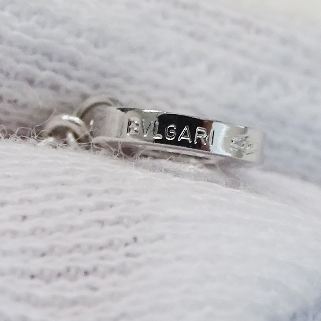 BVLGARI ブルガリ B-zero1 ビーゼロワン エレメント ブレスレット 750WG レディース 磨き済み【中古】