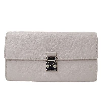 LOUIS VUITTON ルイ・ヴィトン ポルトフォイユ・サラ メティス 長財布 ブルームグレー M13463 モノグラムアンプラント レディース 【中古】