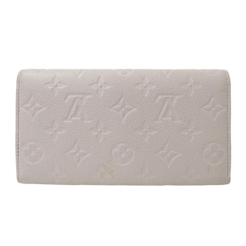 LOUIS VUITTON ルイ・ヴィトン ポルトフォイユ・サラ メティス 長財布 ブルームグレー M13463 モノグラムアンプラント レディース 【中古】