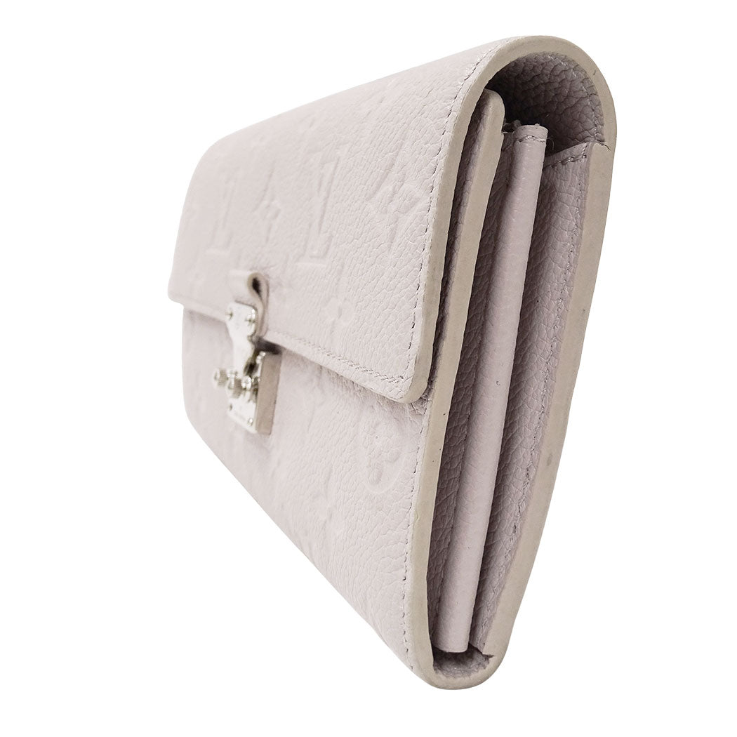 LOUIS VUITTON ルイ・ヴィトン ポルトフォイユ・サラ メティス 長財布 ブルームグレー M13463 モノグラムアンプラント レディース 【中古】