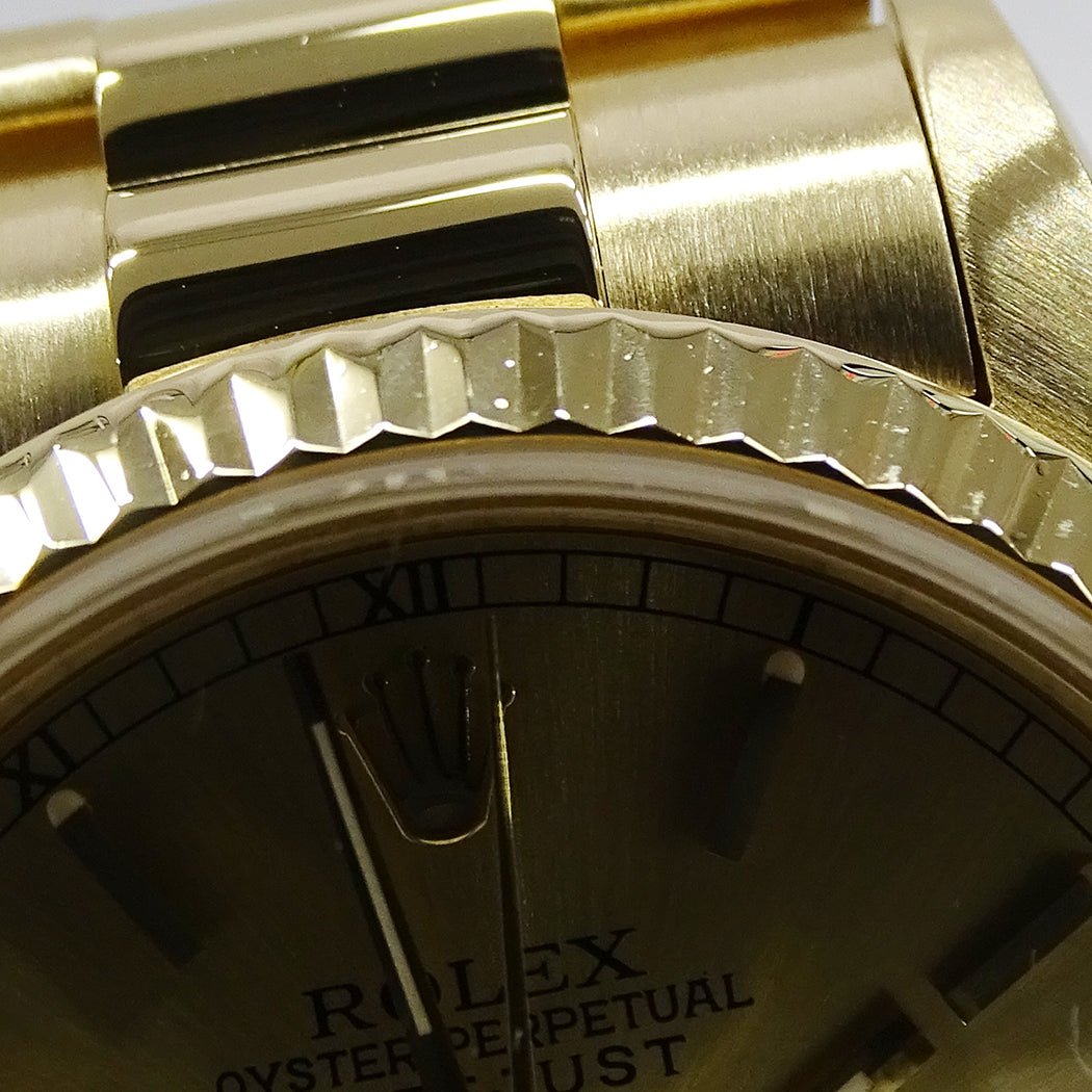 ROLEX ロレックス デイトジャスト 68278G L番 ボーイズ 腕時計 自動巻き AT 18K 750YG 金無垢 OH・磨き済み【中古】
