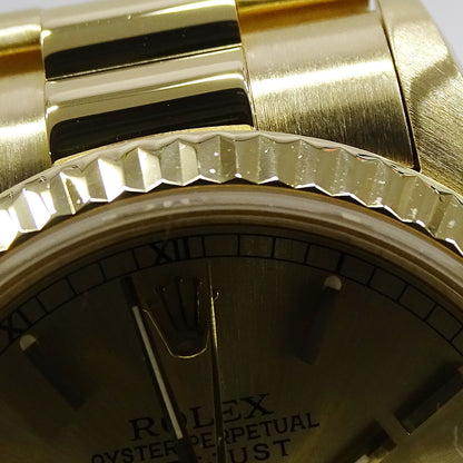 ROLEX ロレックス デイトジャスト 68278G L番 ボーイズ 腕時計 自動巻き AT 18K 750YG 金無垢 OH・磨き済み【中古】