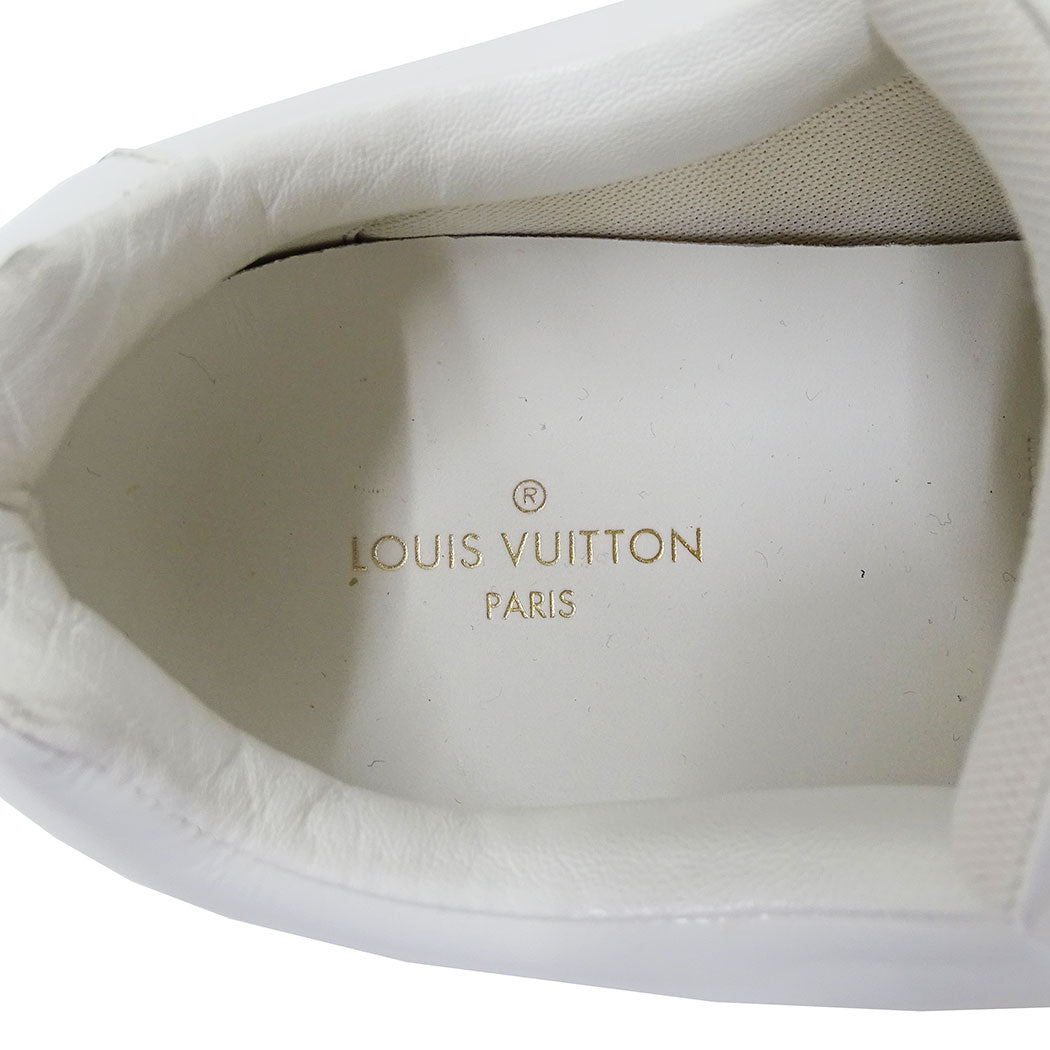 LOUIS VUITTON ルイ・ヴィトン アベス・ライン スニーカー スニーカー ホワイト レザー メンズ 【中古】