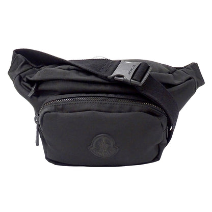 MONCLER モンクレール ボディ・ウエストバッグ ブラック ナイロン メンズ 【中古】