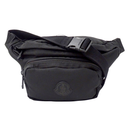 MONCLER モンクレール ボディ・ウエストバッグ ブラック ナイロン メンズ 【中古】