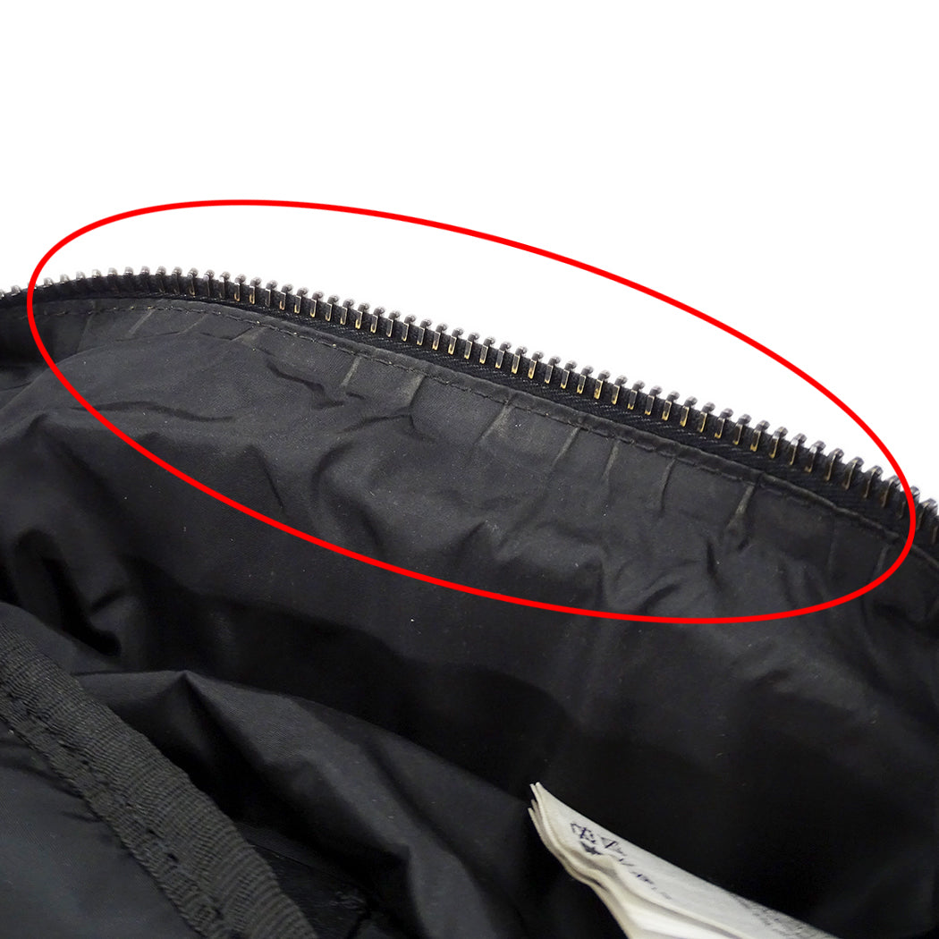 MONCLER モンクレール ボディ・ウエストバッグ ブラック ナイロン メンズ 【中古】