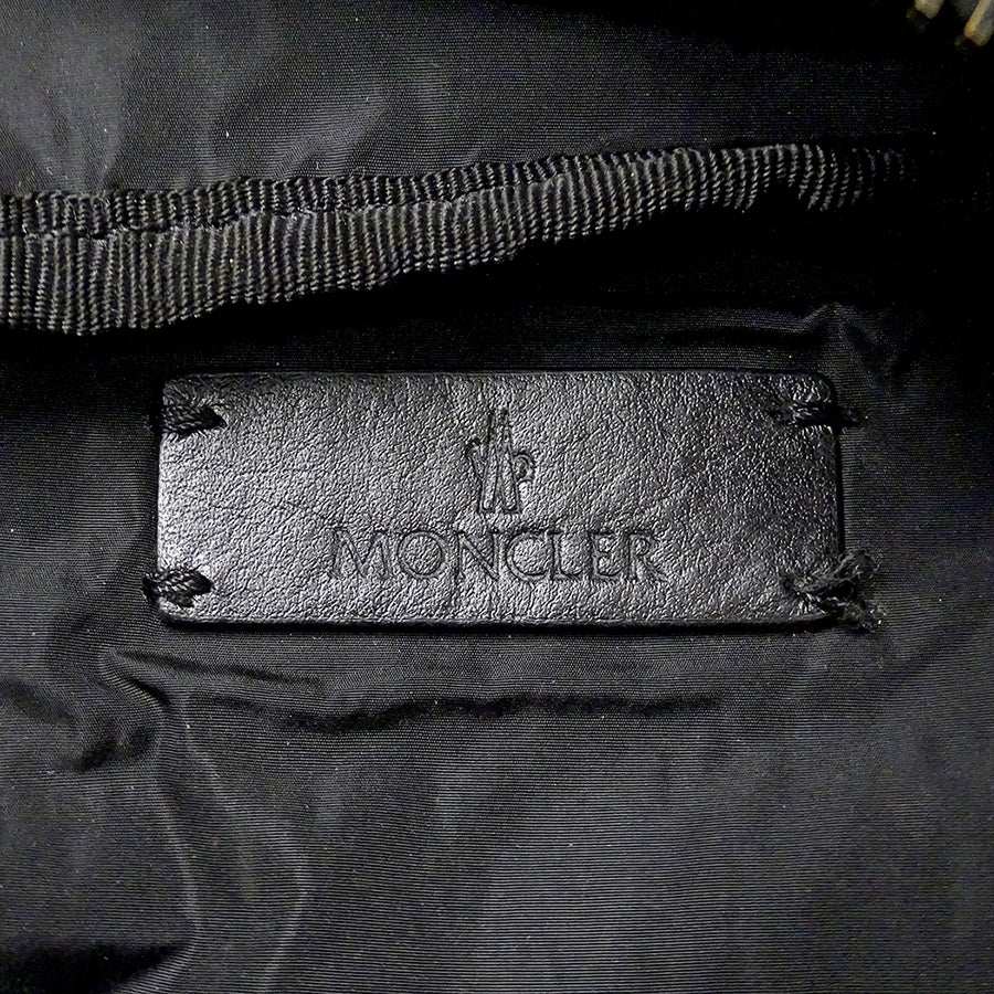 MONCLER モンクレール ボディ・ウエストバッグ ブラック ナイロン メンズ 【中古】