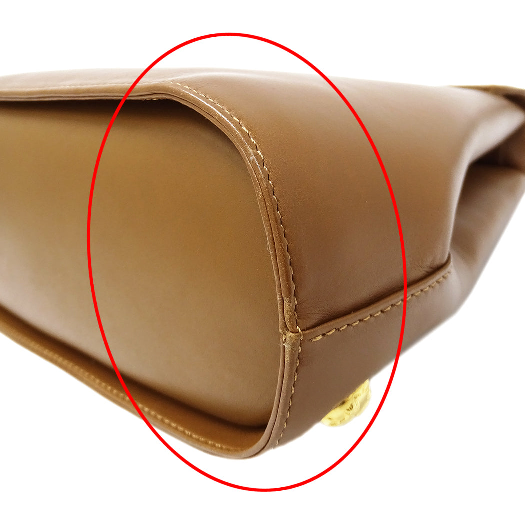 Ferragamo フェラガモ 2wayバッグ ブラウン DQ-21 1668 レザー レディース 【中古】