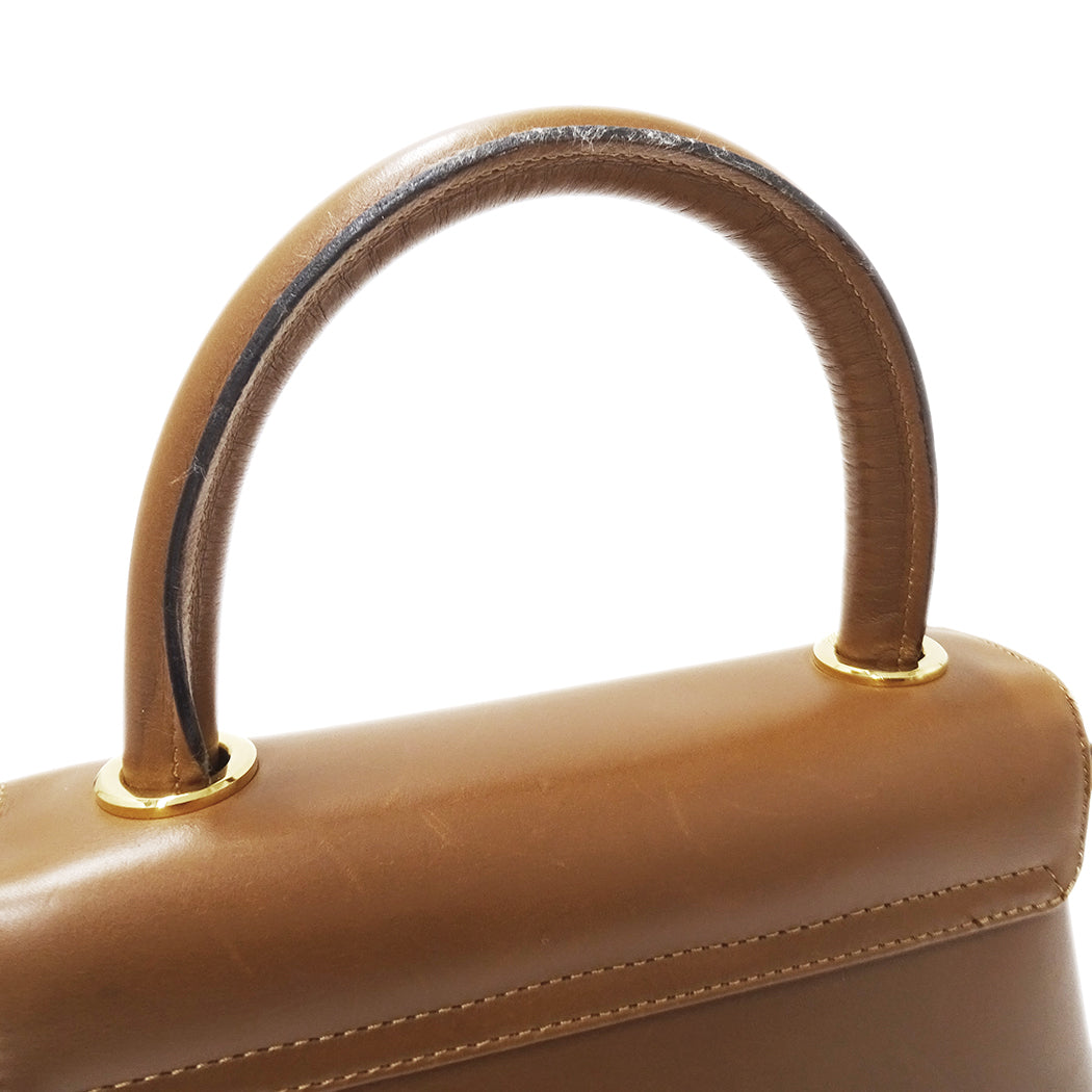 Ferragamo フェラガモ 2wayバッグ ブラウン DQ-21 1668 レザー レディース 【中古】