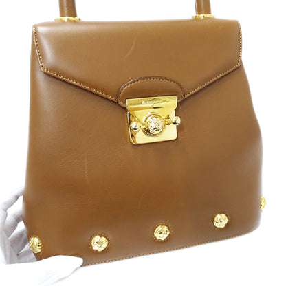 Ferragamo フェラガモ 2wayバッグ ブラウン DQ-21 1668 レザー レディース 【中古】