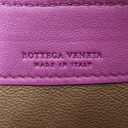 BOTTEGAVENETA ボッテガ・ヴェネタ 長財布 イントレチャート パープル レザー レディース 【中古】