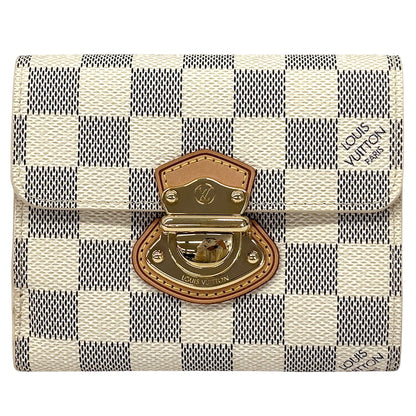 LOUIS VUITTON ルイ・ヴィトン ポルトフォイユ・ジョイ 二つ折り財布 ダミエ アズール ダミエアズール N60030 ダミエアズールキャンバス レディース 【中古】