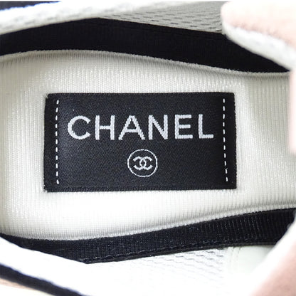 CHANEL シャネル スニーカー ピンク レディース 38 約24cm【中古】