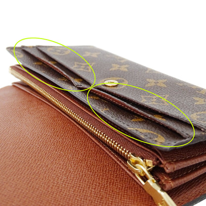 LOUIS VUITTON ルイ・ヴィトン ポルトフォイユ・サラ 長財布 ブラウン M61734 モノグラムキャンバス レディース 【中古】