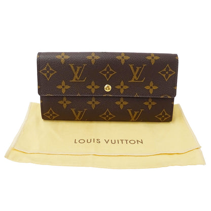 LOUIS VUITTON ルイ・ヴィトン ポルトフォイユ・サラ 長財布 ブラウン M61734 モノグラムキャンバス レディース 【中古】