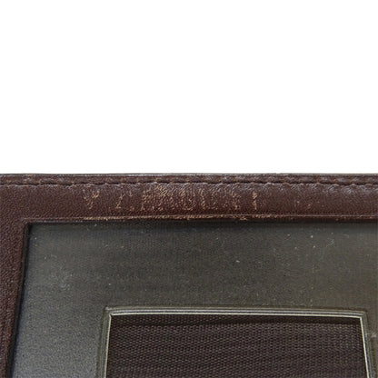 GUCCI グッチ カードケース シマ ブラウン 154666 パスケース レディース メンズ 【中古】