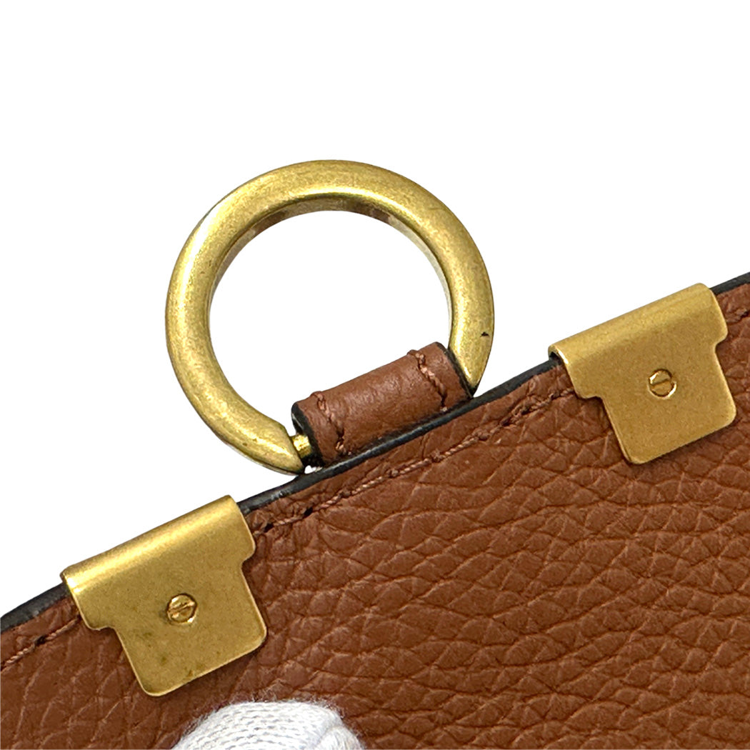 Chloe クロエ ハンドバッグ マーシー ミニ バスケット ブラウン カーフ レディース 【中古】