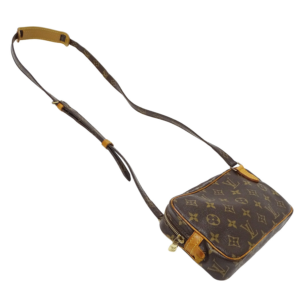 LOUIS VUITTON ルイ・ヴィトン ポシェット マルリー バンドリエール ショルダーバッグ モノグラム M51828 レディース 【中古】