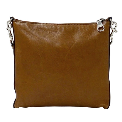 LOEWE ロエベ ヘリテージ ショルダーバッグ ブラウン レザー レディース 【中古】