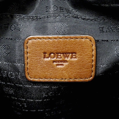 LOEWE ロエベ ヘリテージ ショルダーバッグ ブラウン レザー レディース 【中古】