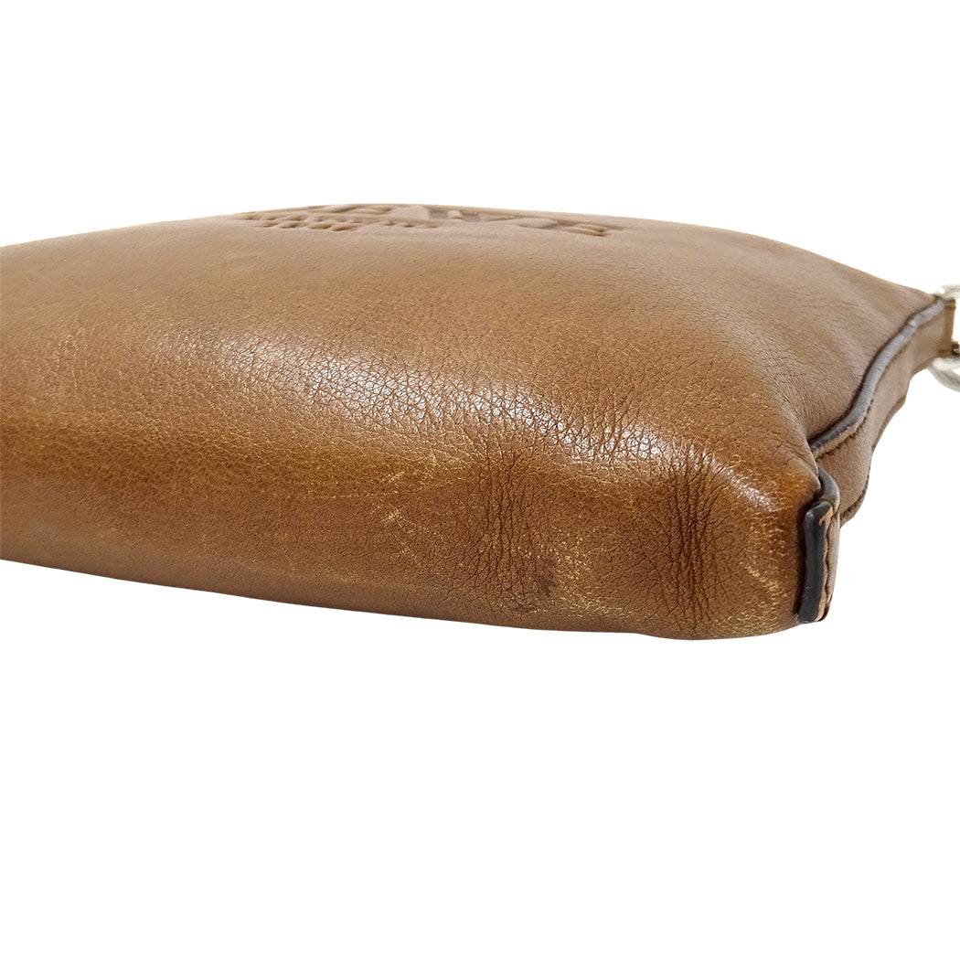 LOEWE ロエベ ヘリテージ ショルダーバッグ ブラウン レザー レディース 【中古】