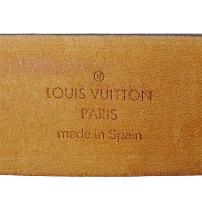 LOUIS VUITTON ルイ・ヴィトン サンチュールキャレ ベルト モノグラム ブラウン M6800 モノグラムキャンバス レディース メンズ 【中古】