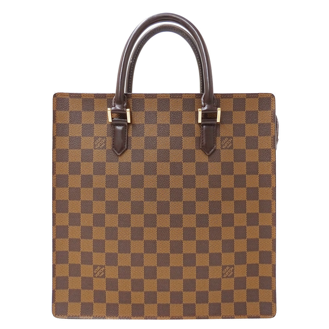 LOUIS VUITTON ルイ・ヴィトン ヴェニスPM ハンドバッグ ダミエ ブラウン N51145 ダミエキャンバス レディース メンズ 【中古】