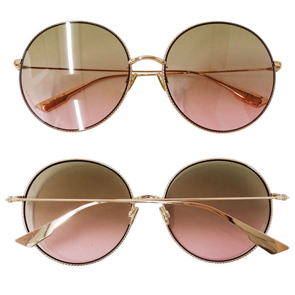 Dior ディオール ディオールソサエティ サングラス ピングゴールド メタル レディース 【中古】