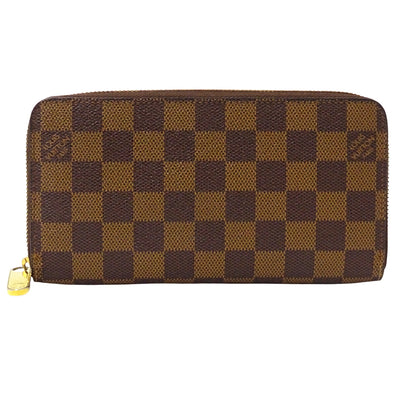 LOUIS VUITTON ルイ・ヴィトン ジッピーウォレット 長財布 ダミエ エベヌ N60015 レディース メンズ 【中古】