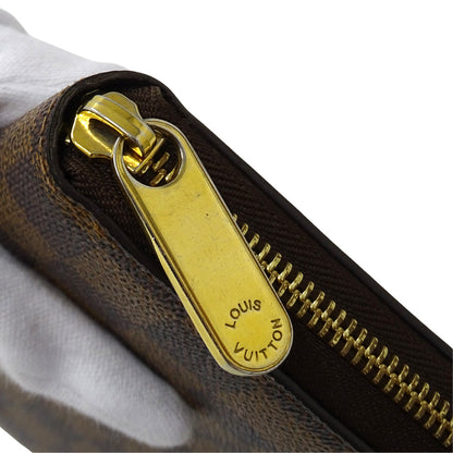 LOUIS VUITTON ルイ・ヴィトン ジッピーウォレット 長財布 ダミエ エベヌ N60015 レディース メンズ 【中古】