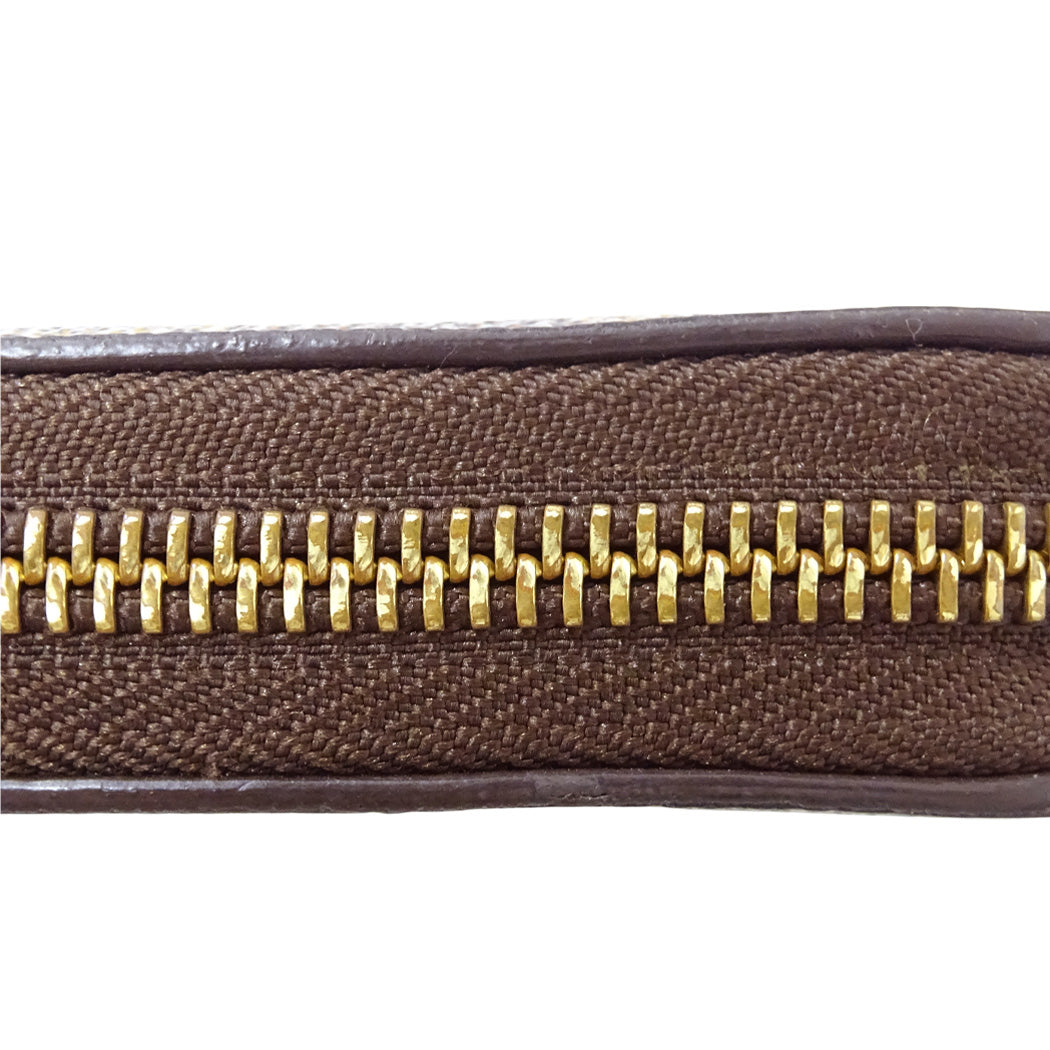 LOUIS VUITTON ルイ・ヴィトン ジッピーウォレット 長財布 ダミエ エベヌ N60015 レディース メンズ 【中古】