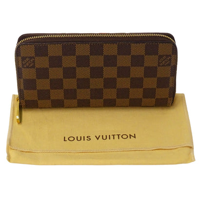 LOUIS VUITTON ルイ・ヴィトン ジッピーウォレット 長財布 ダミエ エベヌ N60015 レディース メンズ 【中古】