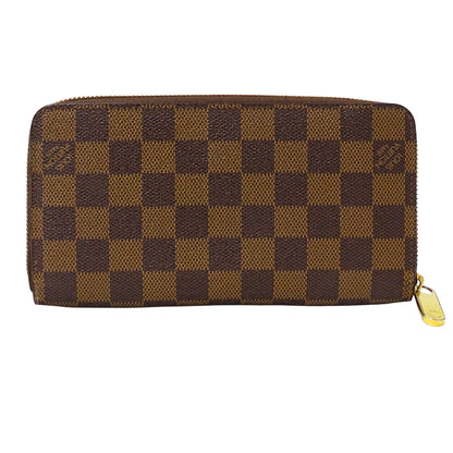 LOUIS VUITTON ルイ・ヴィトン ジッピーウォレット 長財布 ダミエ エベヌ N60015 レディース メンズ 【中古】