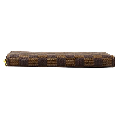 LOUIS VUITTON ルイ・ヴィトン ジッピーウォレット 長財布 ダミエ エベヌ N60015 レディース メンズ 【中古】