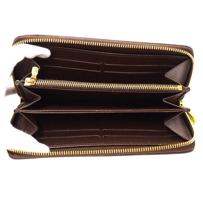 LOUIS VUITTON ルイ・ヴィトン ジッピーウォレット 長財布 ダミエ エベヌ N60015 レディース メンズ 【中古】