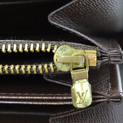 LOUIS VUITTON ルイ・ヴィトン ジッピーウォレット 長財布 ダミエ エベヌ N60015 レディース メンズ 【中古】