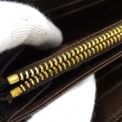 LOUIS VUITTON ルイ・ヴィトン ジッピーウォレット 長財布 ダミエ エベヌ N60015 レディース メンズ 【中古】