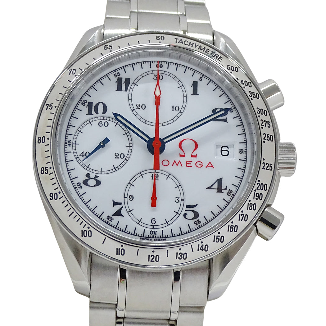 OMEGA オメガ スピードマスター 3515.20 メンズ 腕時計 デイト オリンピック限定 自動巻き SS 磨き済み【中古】