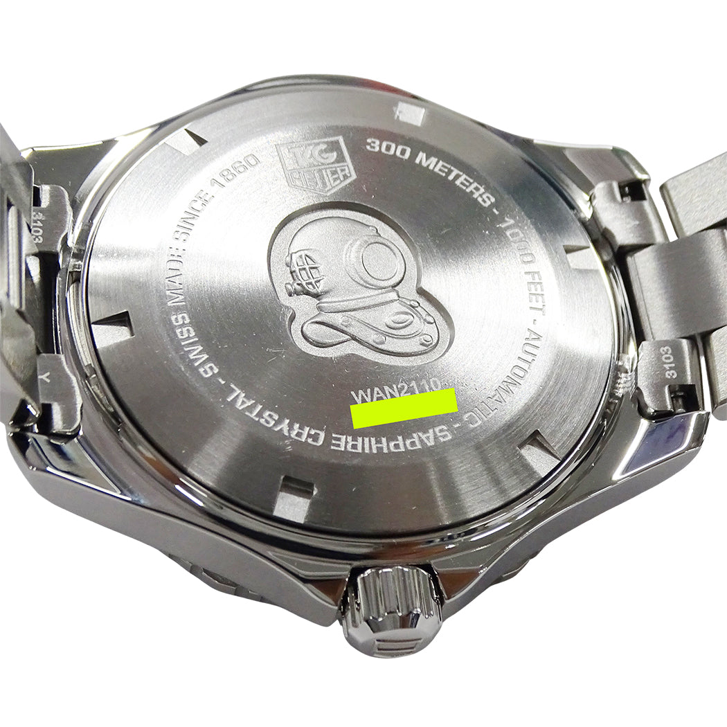TAG Heuer タグホイヤー アクアレーサー WAN2110 BA0822 メンズ 腕時計 キャリバー5 自動巻き SS 磨き済み【中古】