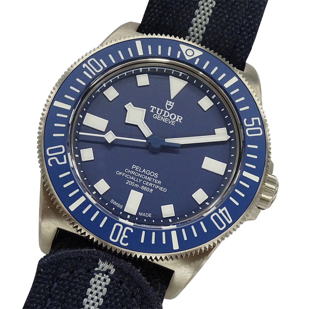 TUDOR チューダー ペラゴス FXD 25707B/24 メンズ 腕時計 自動巻き AT チタン ファブリック【中古】