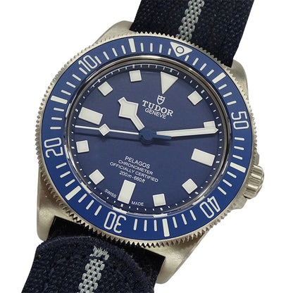 TUDOR チューダー ペラゴス FXD 25707B/24 メンズ 腕時計 自動巻き AT チタン ファブリック【中古】