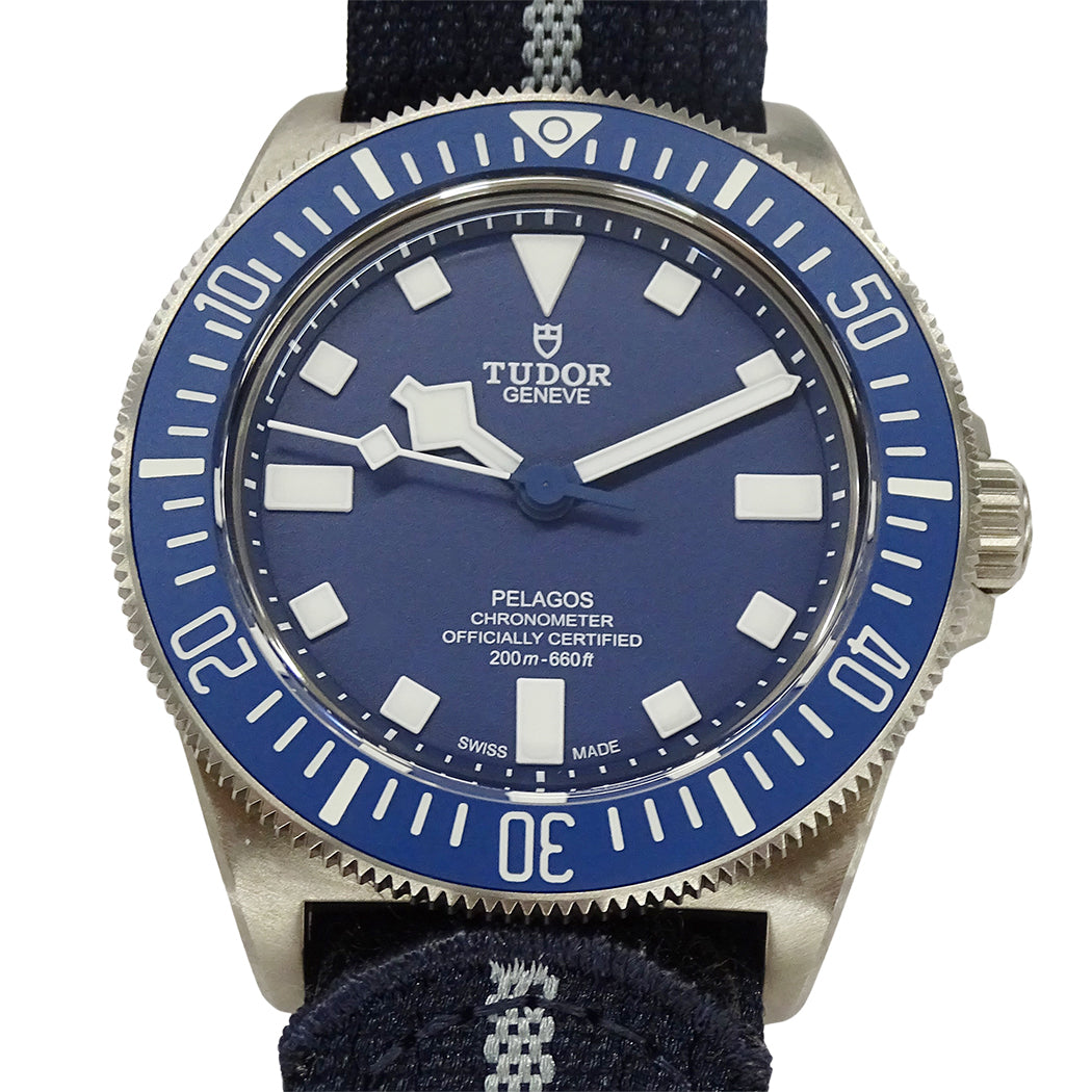 TUDOR チューダー ペラゴス FXD 25707B/24 メンズ 腕時計 自動巻き AT チタン ファブリック【中古】