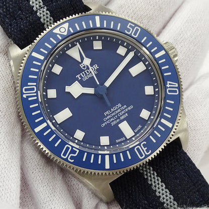 TUDOR チューダー ペラゴス FXD 25707B/24 メンズ 腕時計 自動巻き AT チタン ファブリック【中古】