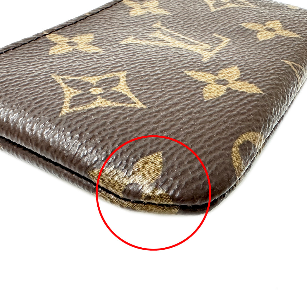 LOUIS VUITTON ルイ・ヴィトン ポシェット クレ コインケース モノグラム M62650 レディース メンズ 【中古】