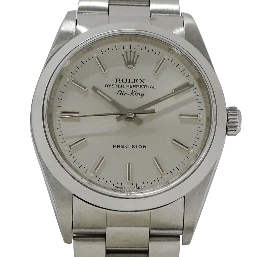 ROLEX ロレックス エアキング 14000 P番 メンズ 腕時計 自動巻き AT ステンレス 磨き済み【中古】
