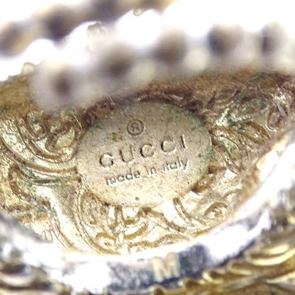 GUCCI グッチ リング 指輪 GP ゴールド レディース メンズ 【中古】